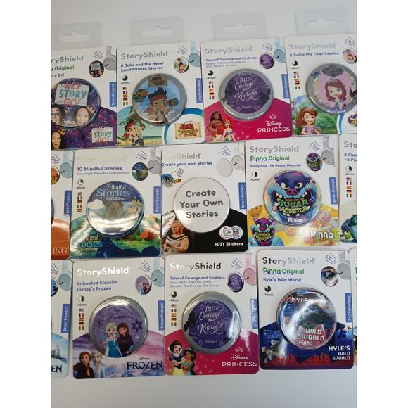 StoryPhones 16 PACK NEW Story Shields Disc Disney Headphones Storytelling SEALED - Picture 3 of 8
